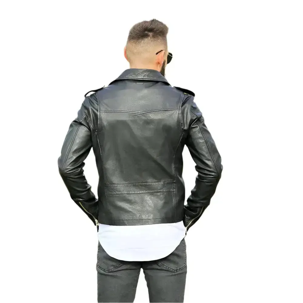 Men's Designer Leather Jacket – Stylish & High-Quality