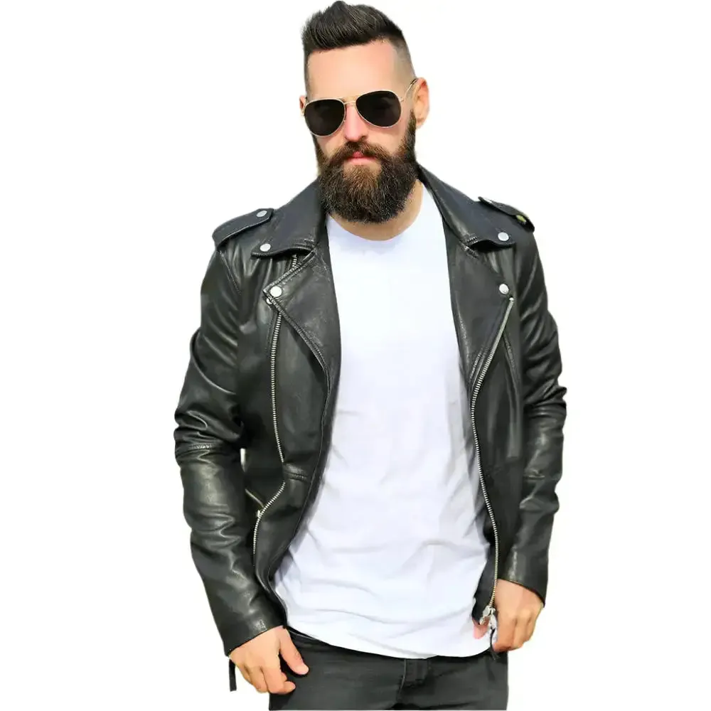 Men's Designer Leather Jacket – Stylish & High-Quality