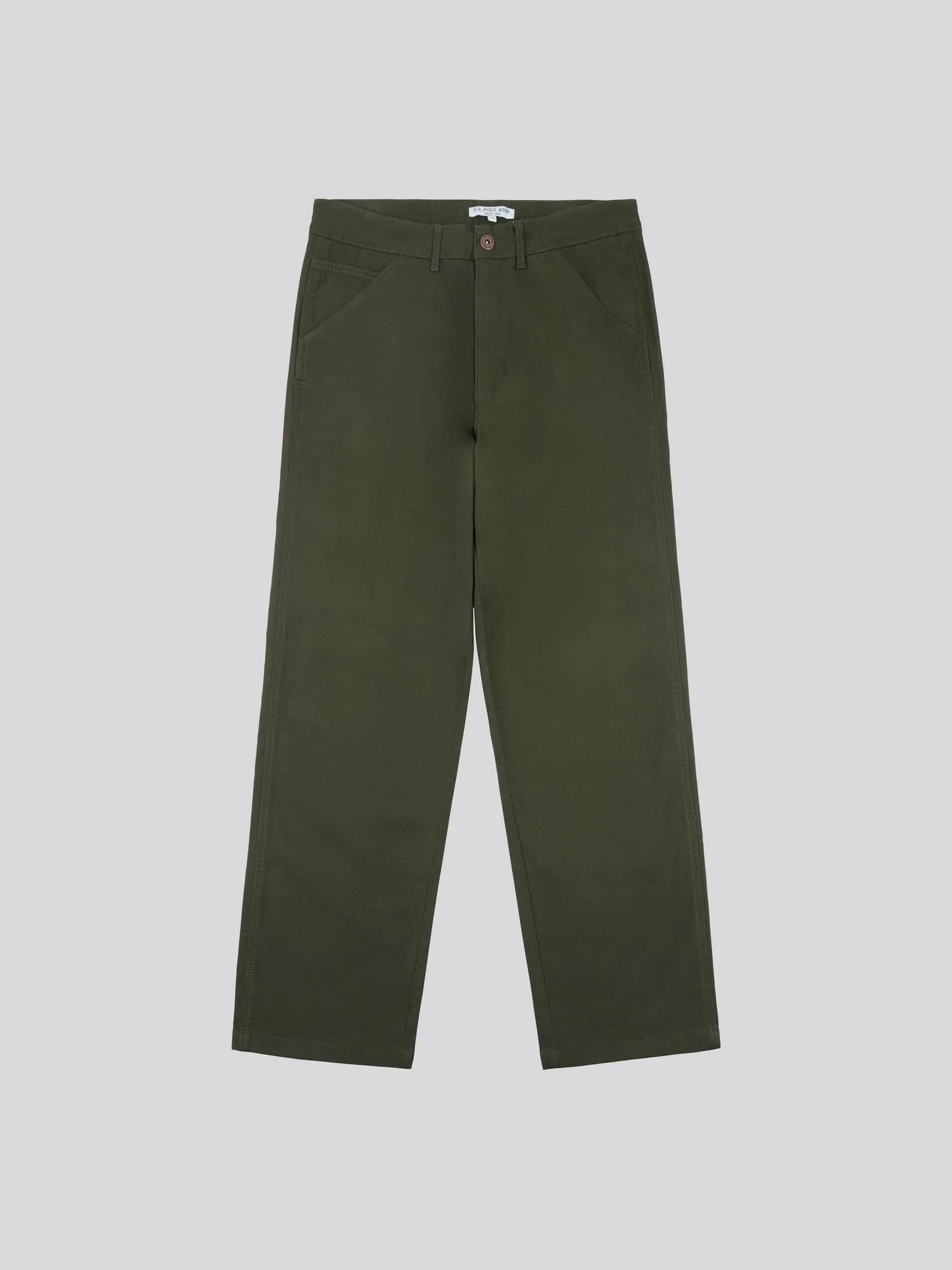 Mens Worker Trousers in Forest Night
