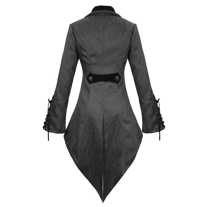 'Morbid Angel' Gothic Jacquard Coat