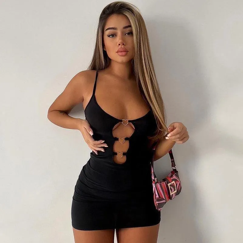 New Heart Wrap Hip Dress