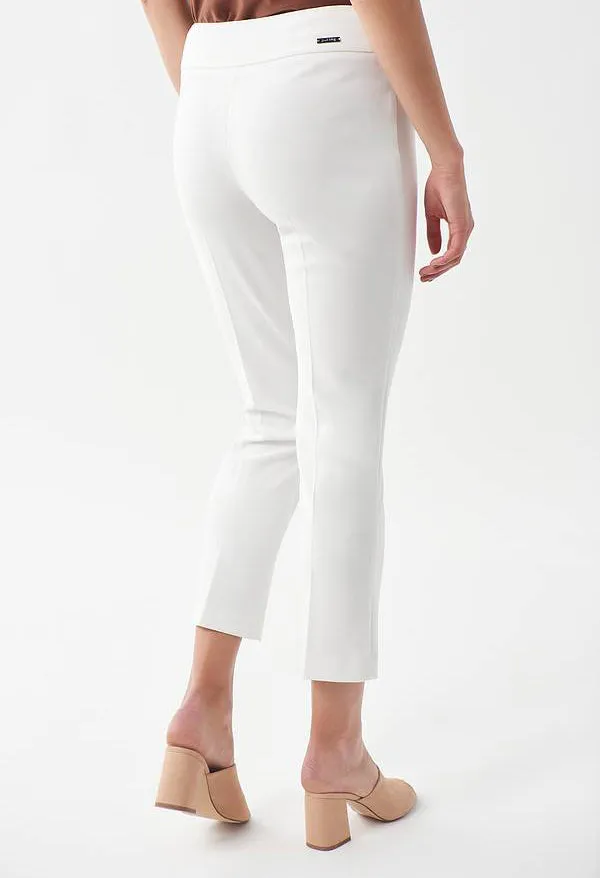 Pleated Front Cropped Pants