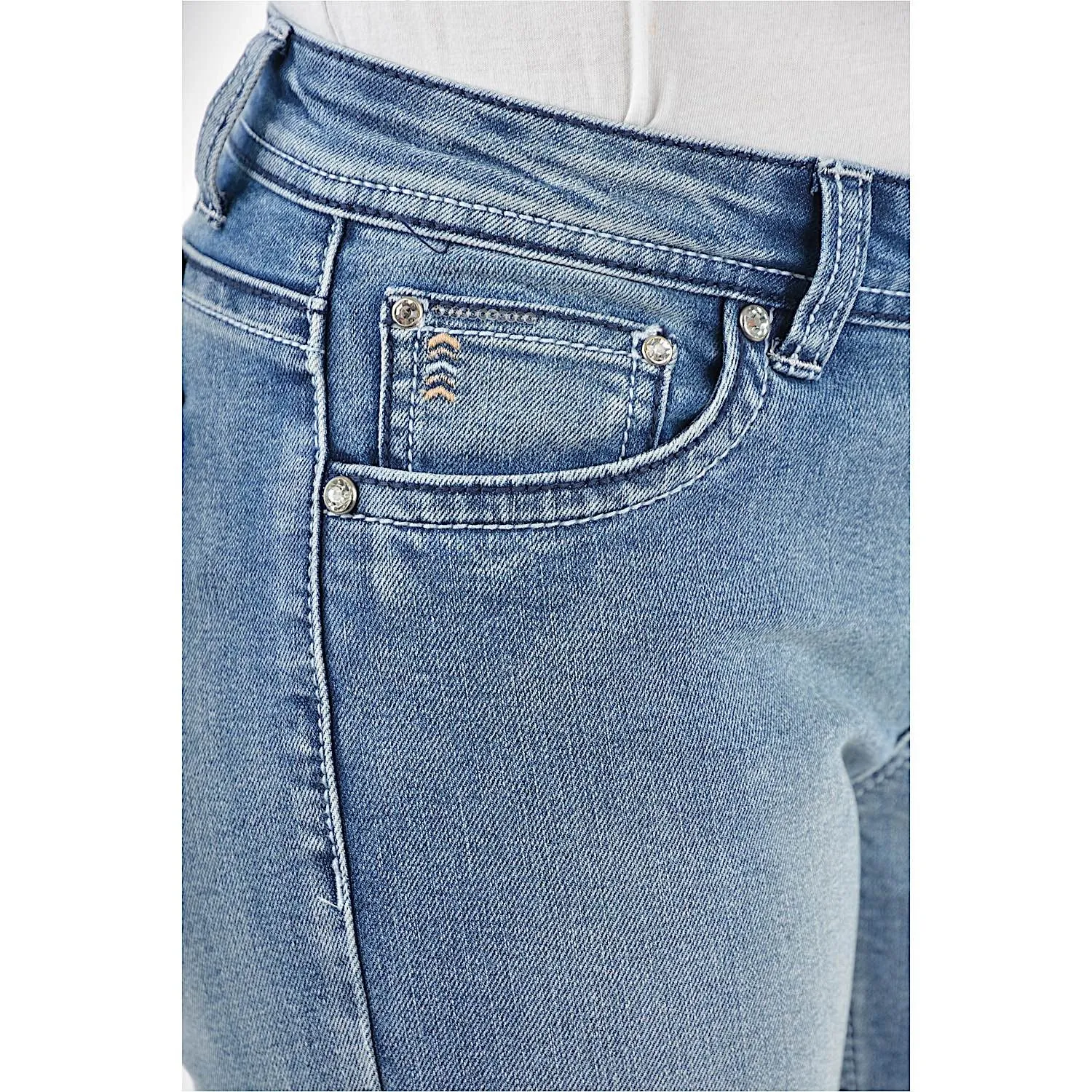 Pure Western Women's Steer Boot Cut Jean 32" Leg Moonshine