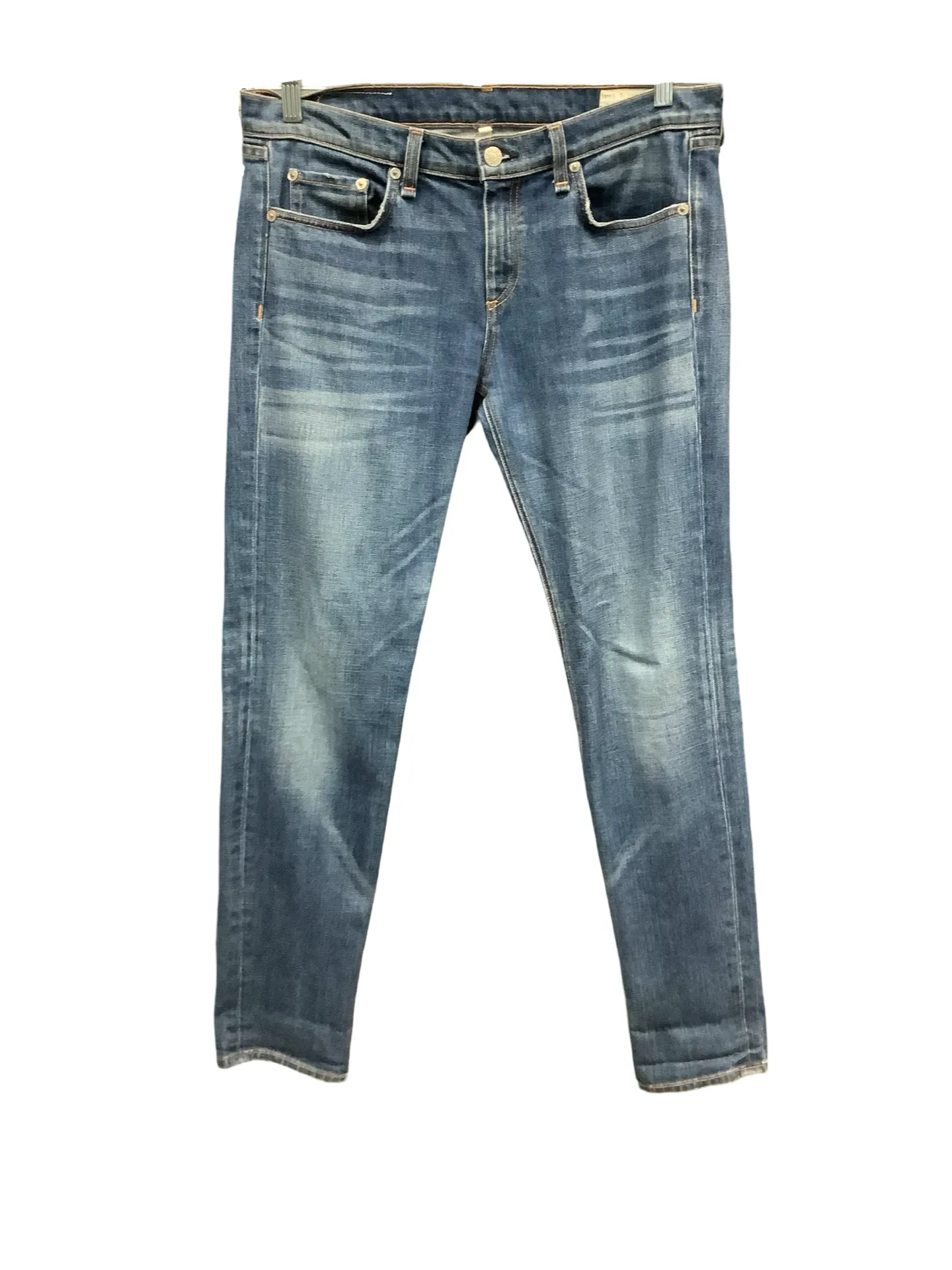 Rag & Bone Mid Rise Straight Leg Jeans Size: M, 29