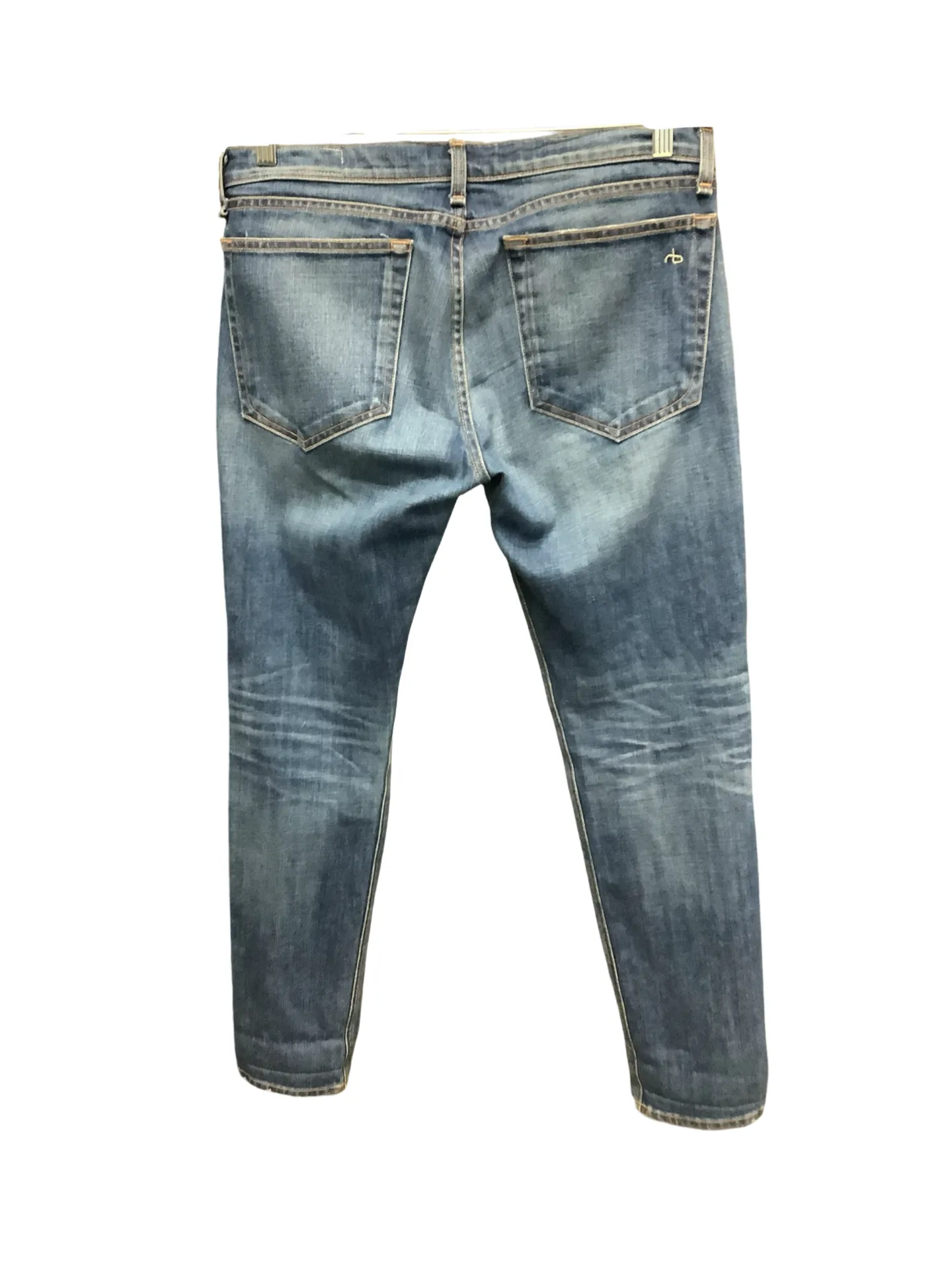 Rag & Bone Mid Rise Straight Leg Jeans Size: M, 29