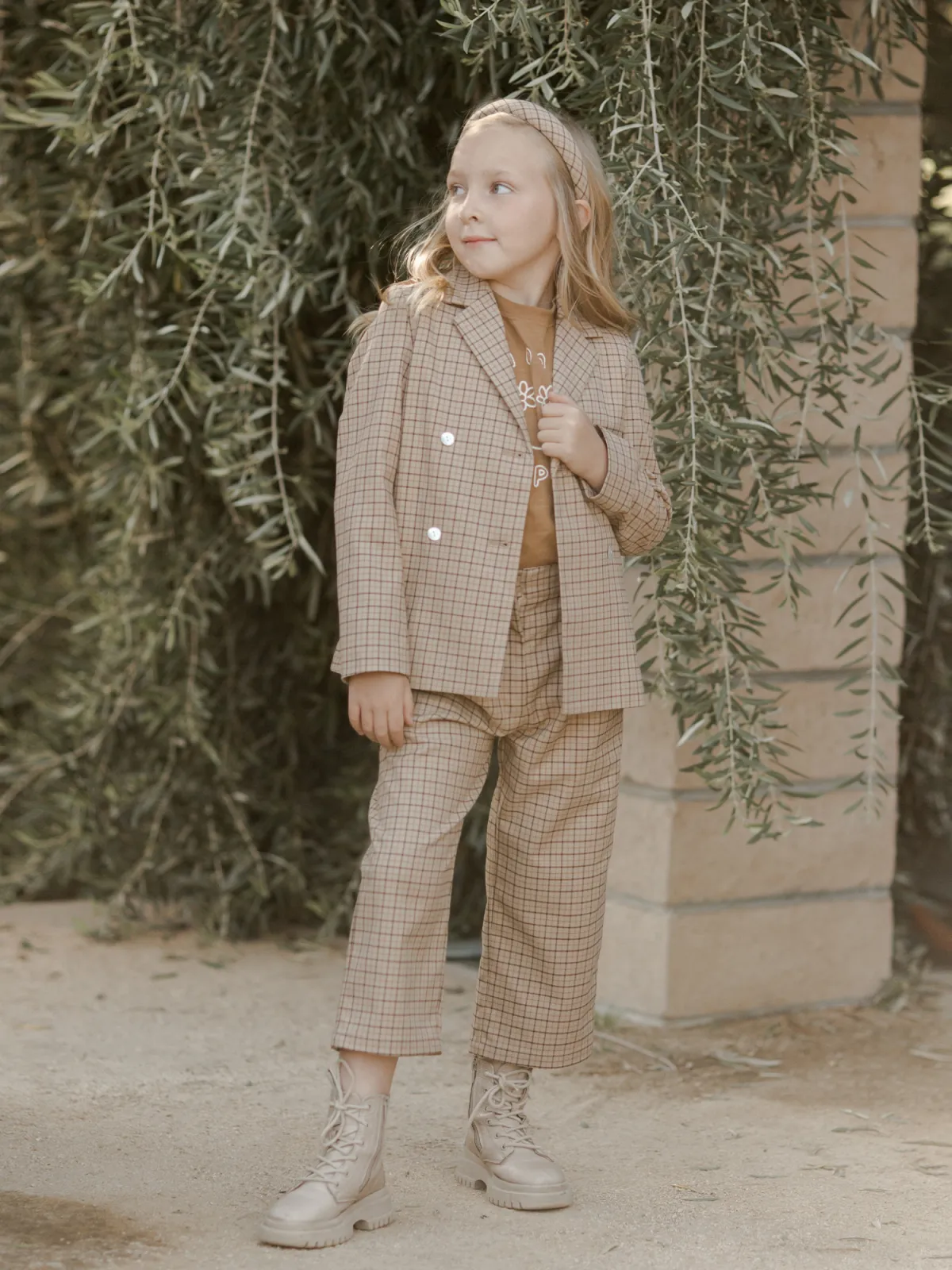 Rylee & Cru Brooklyn Trouser, Autumn Plaid