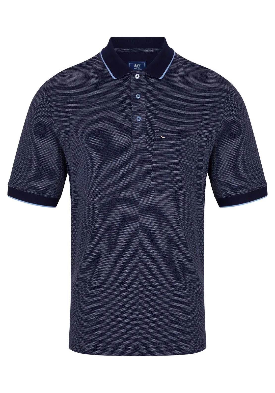 Short Sleeve Polo Shirt - Navy