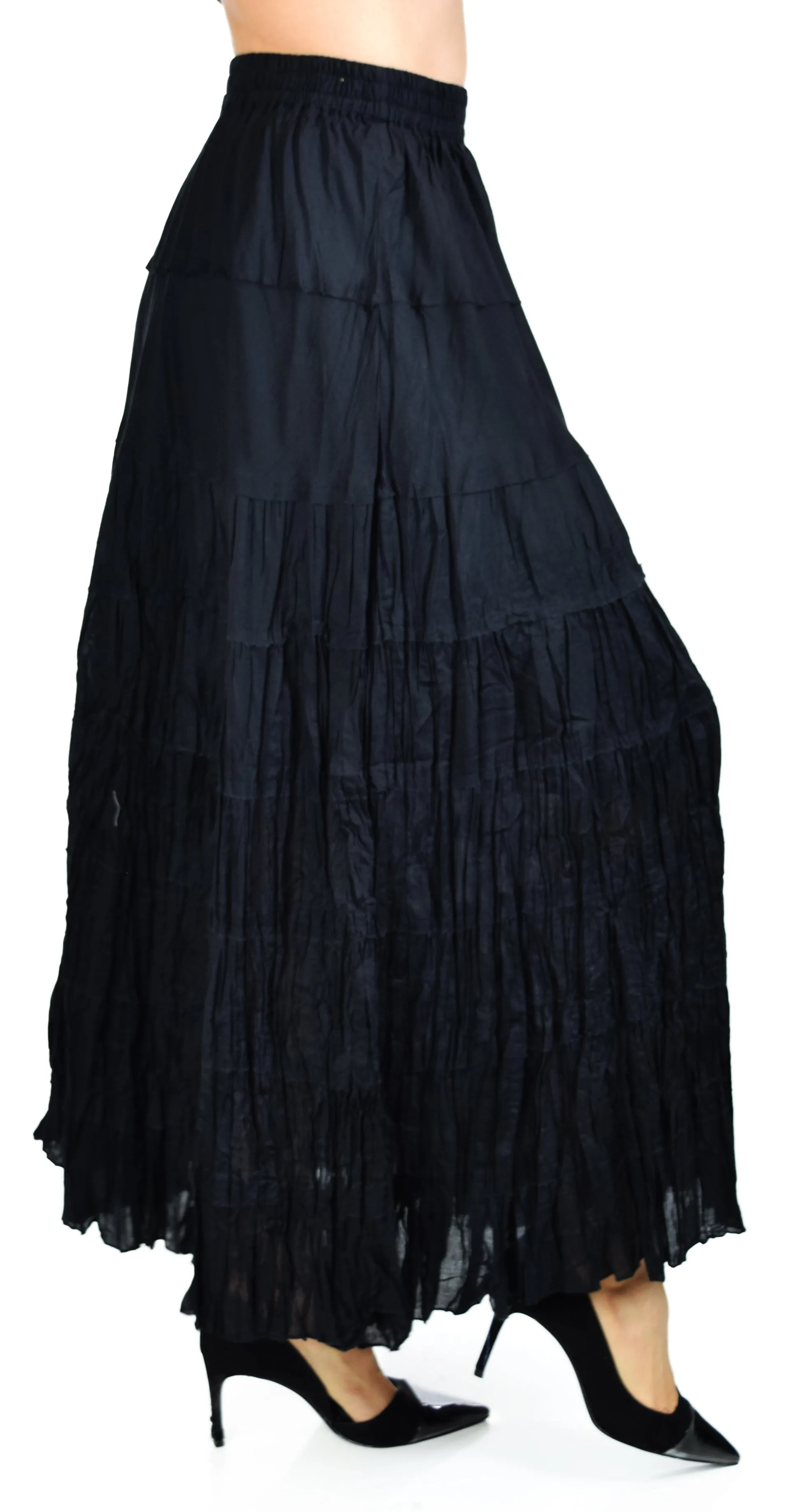 Tiered Ombre Skirt, hande dye skirt, Cotton Skirt, 8 tiered Skirt,Broomstick Skirt,Designer Skirt, Long Plus size Skirt, Tie dye skirt