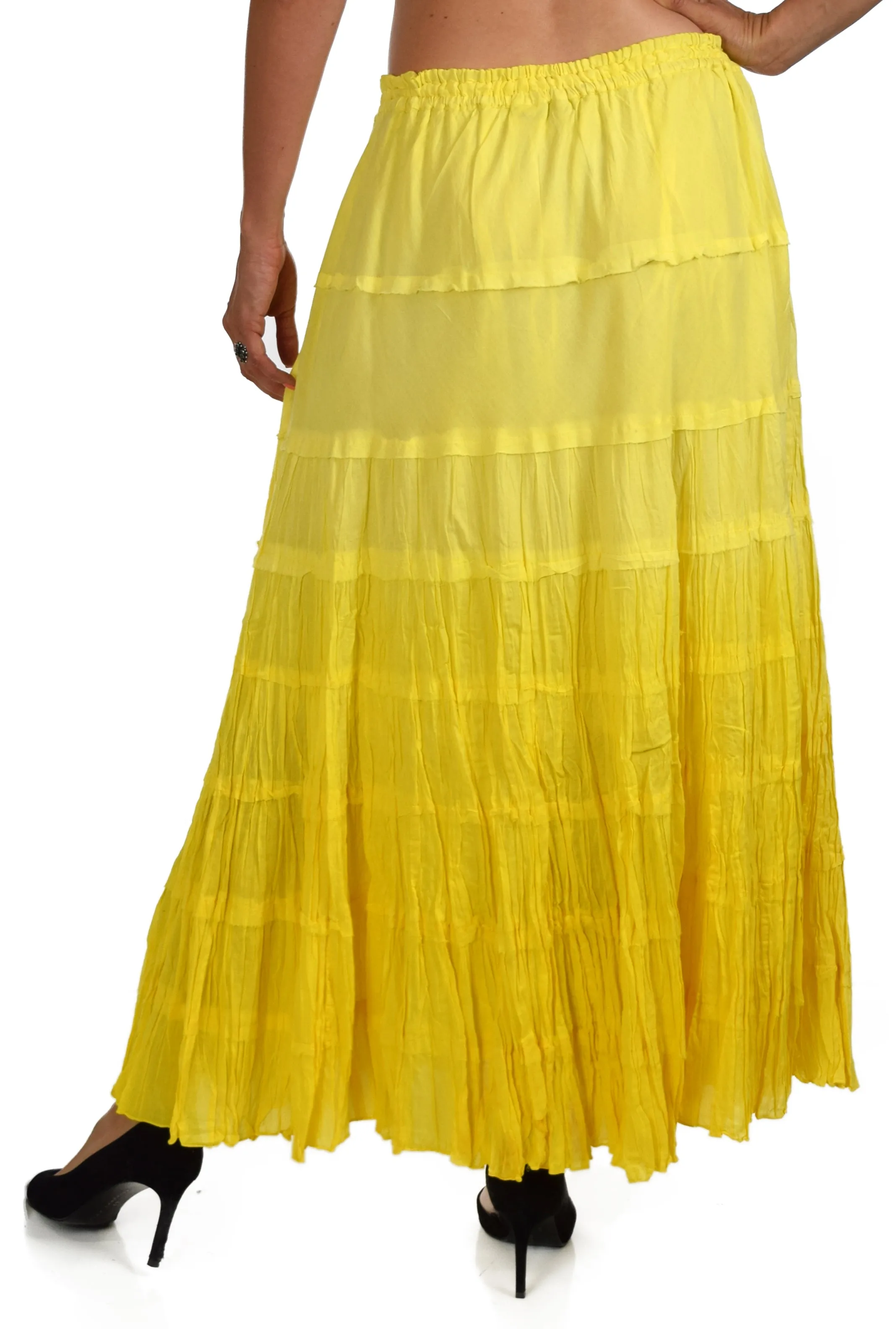Tiered Ombre Skirt, hande dye skirt, Cotton Skirt, 8 tiered Skirt,Broomstick Skirt,Designer Skirt, Long Plus size Skirt, Tie dye skirt