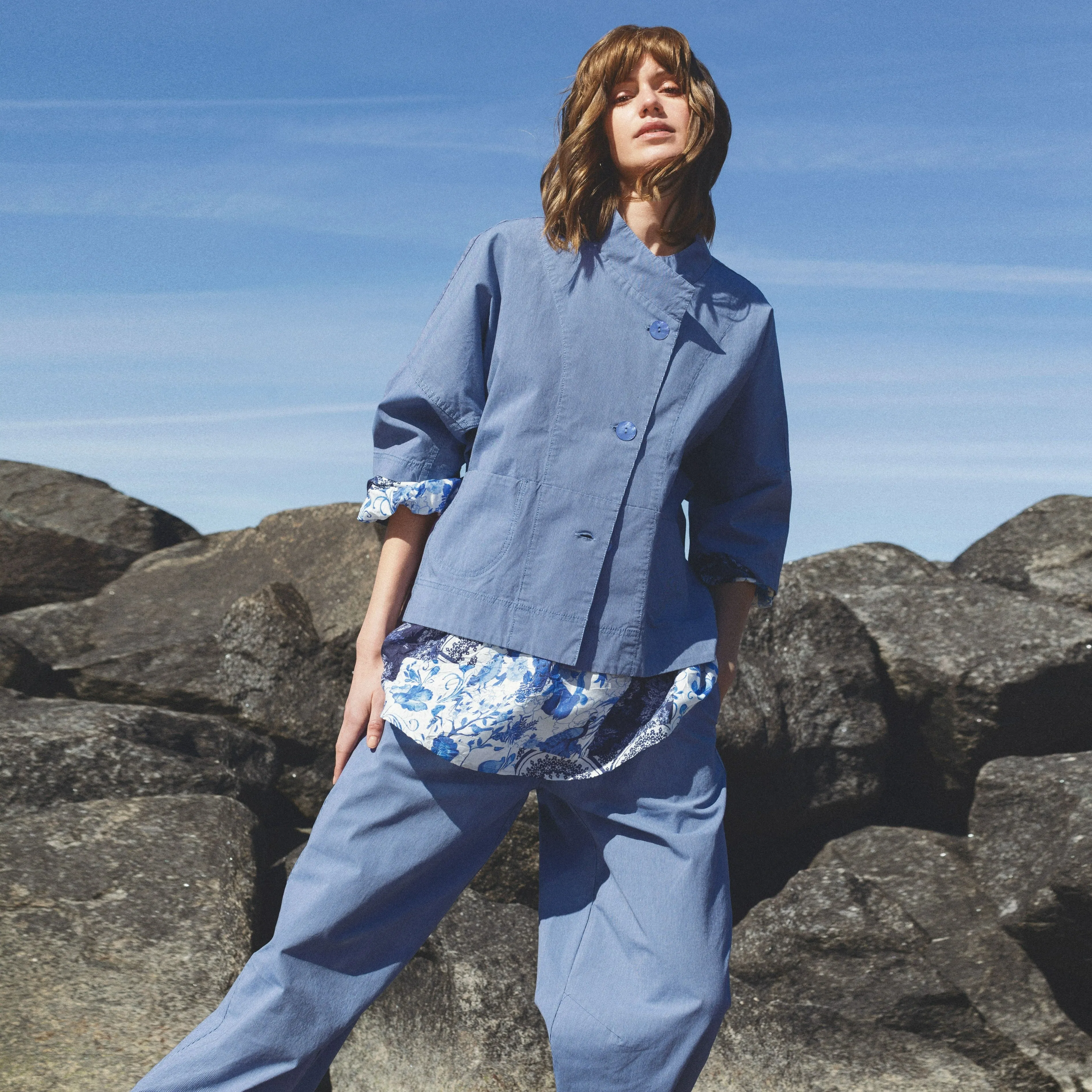 Trousers - Light Blue