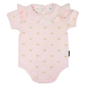 Unicorn Frill Bodysuit Light Pink