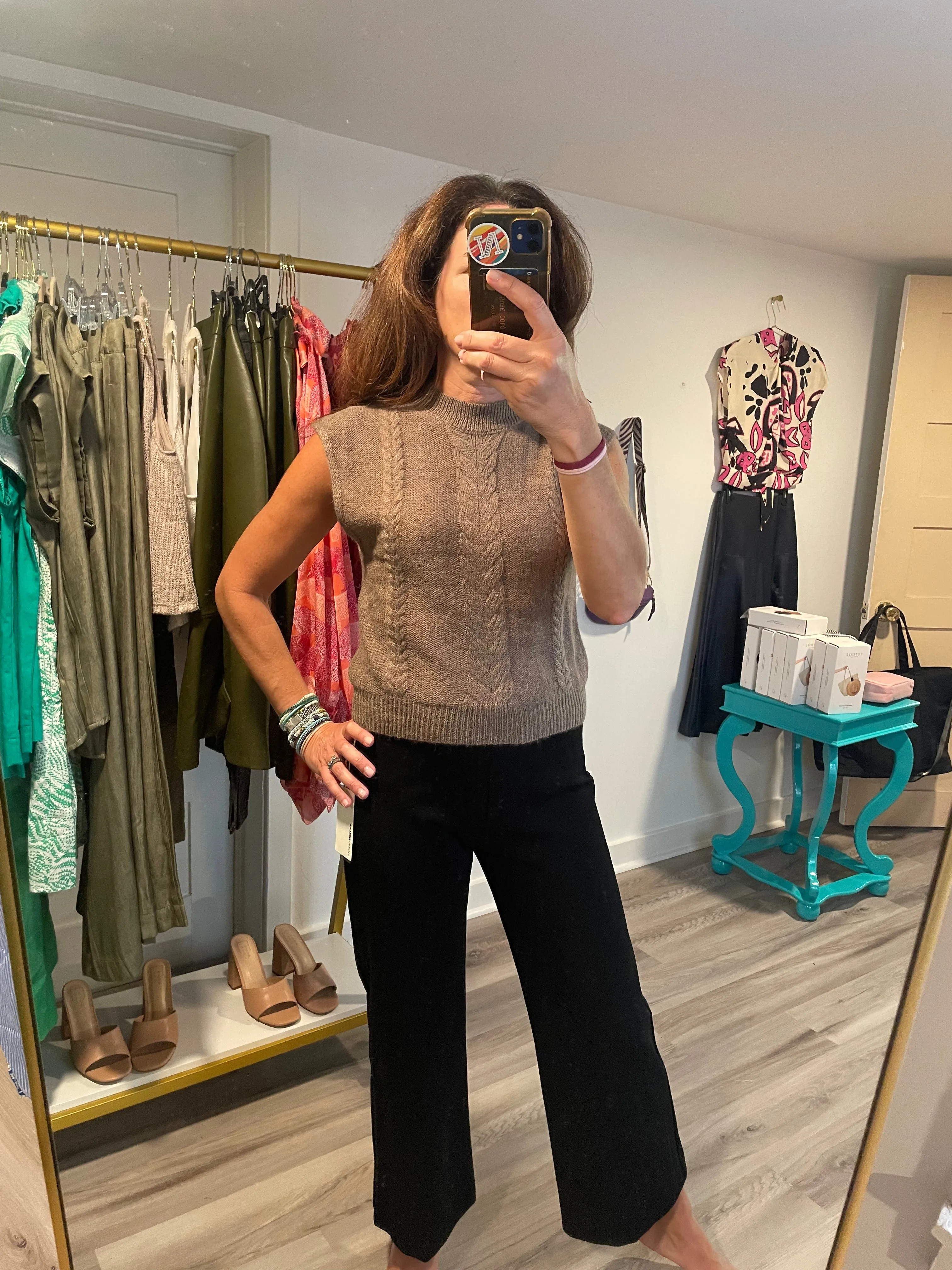 Wide leg Blank Pant