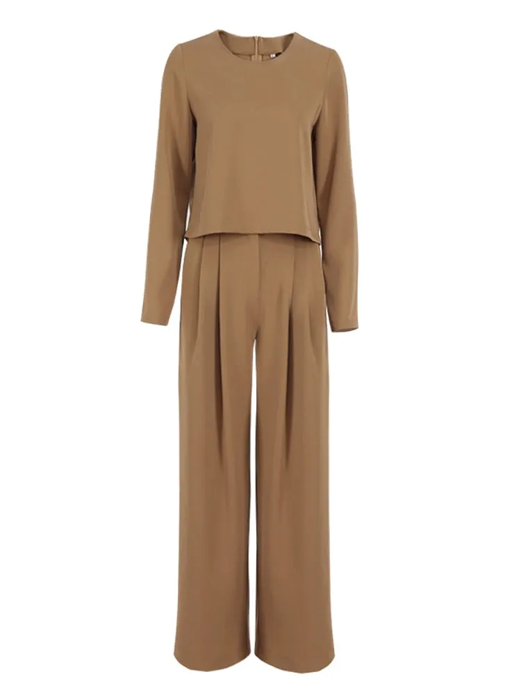 Women Spring Wide Leg Pants