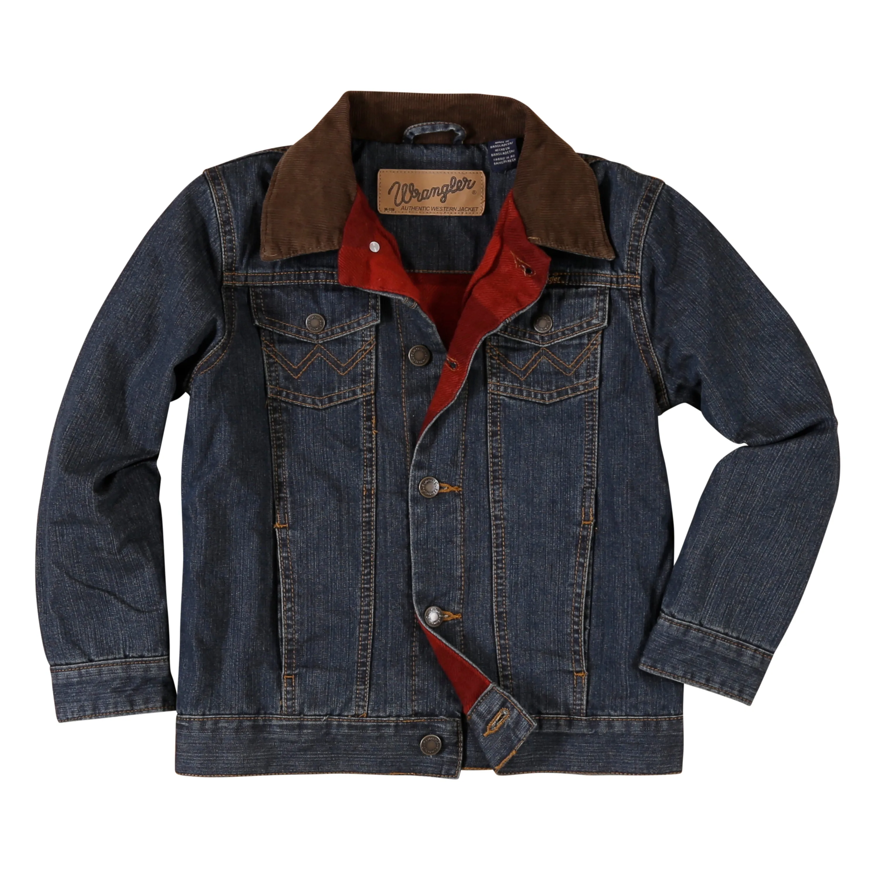 Wrangler Boys Blanket Lined Denim Jacket