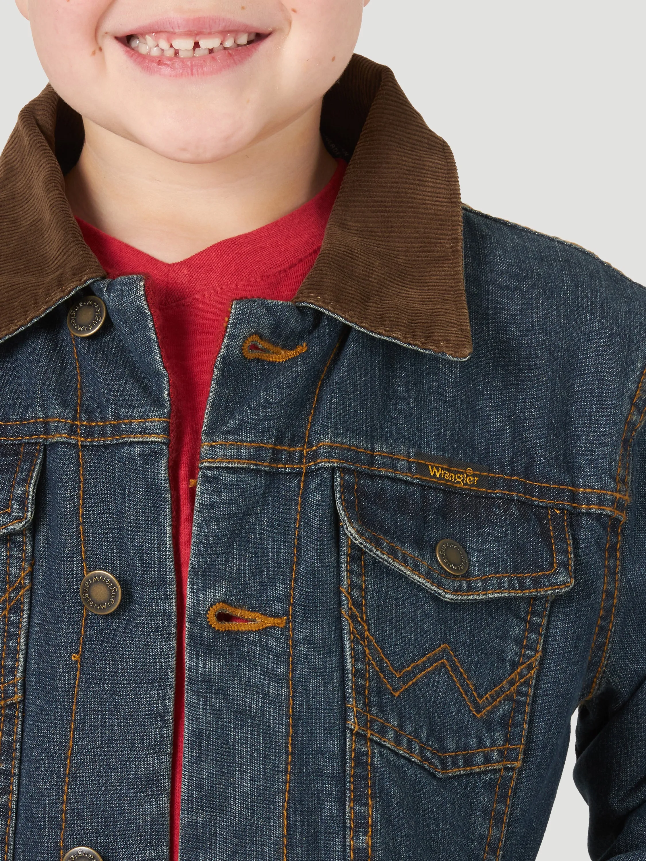Wrangler Boys Blanket Lined Denim Jacket