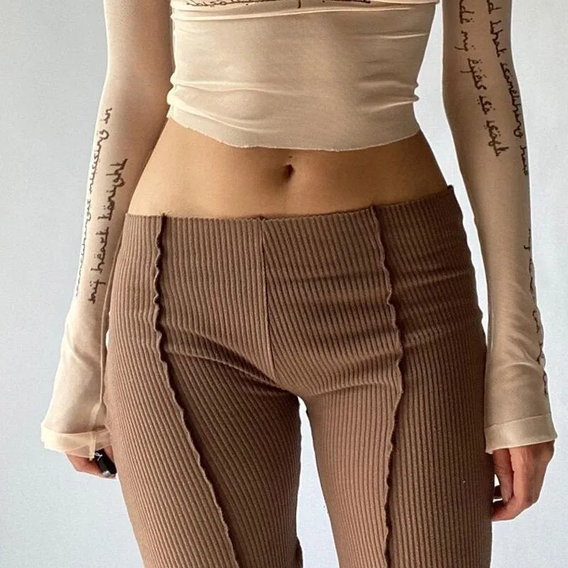 Y2K Flare Trousers