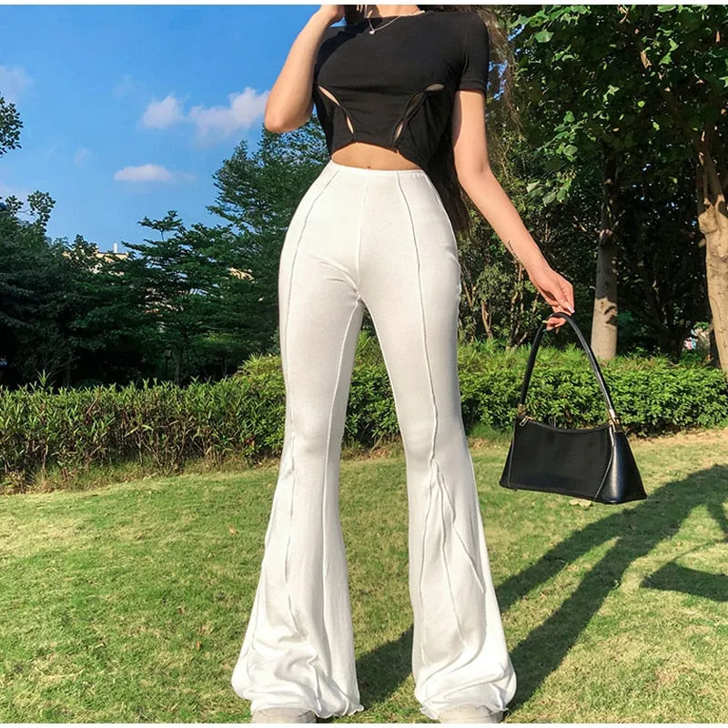 Y2K Flare Trousers