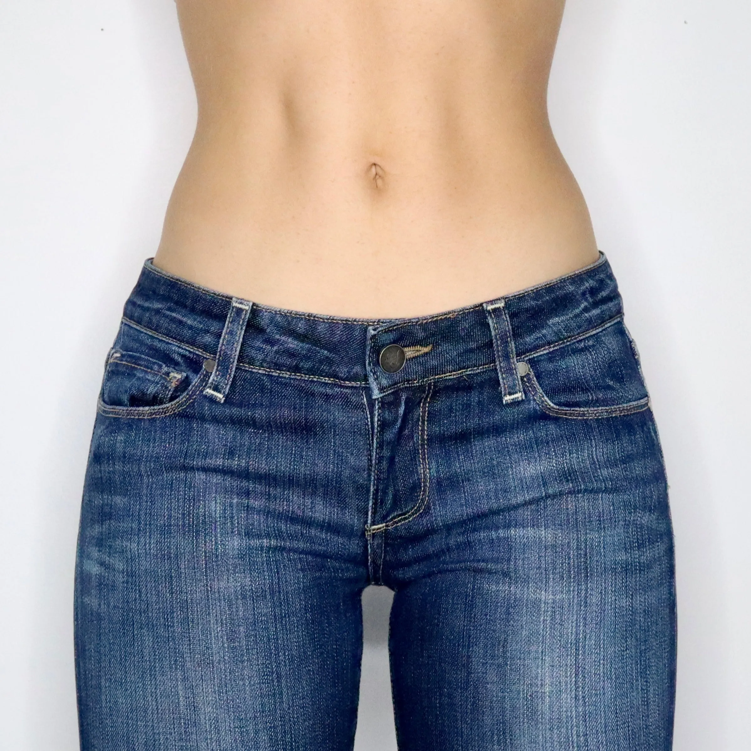 Y2K Low Rise Flared Jeans (Small)