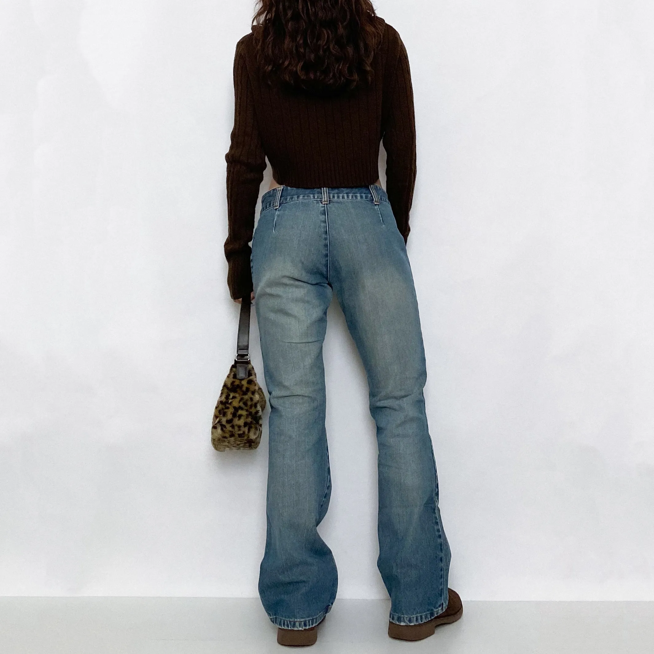 Y2K Low Rise Zipper Jeans