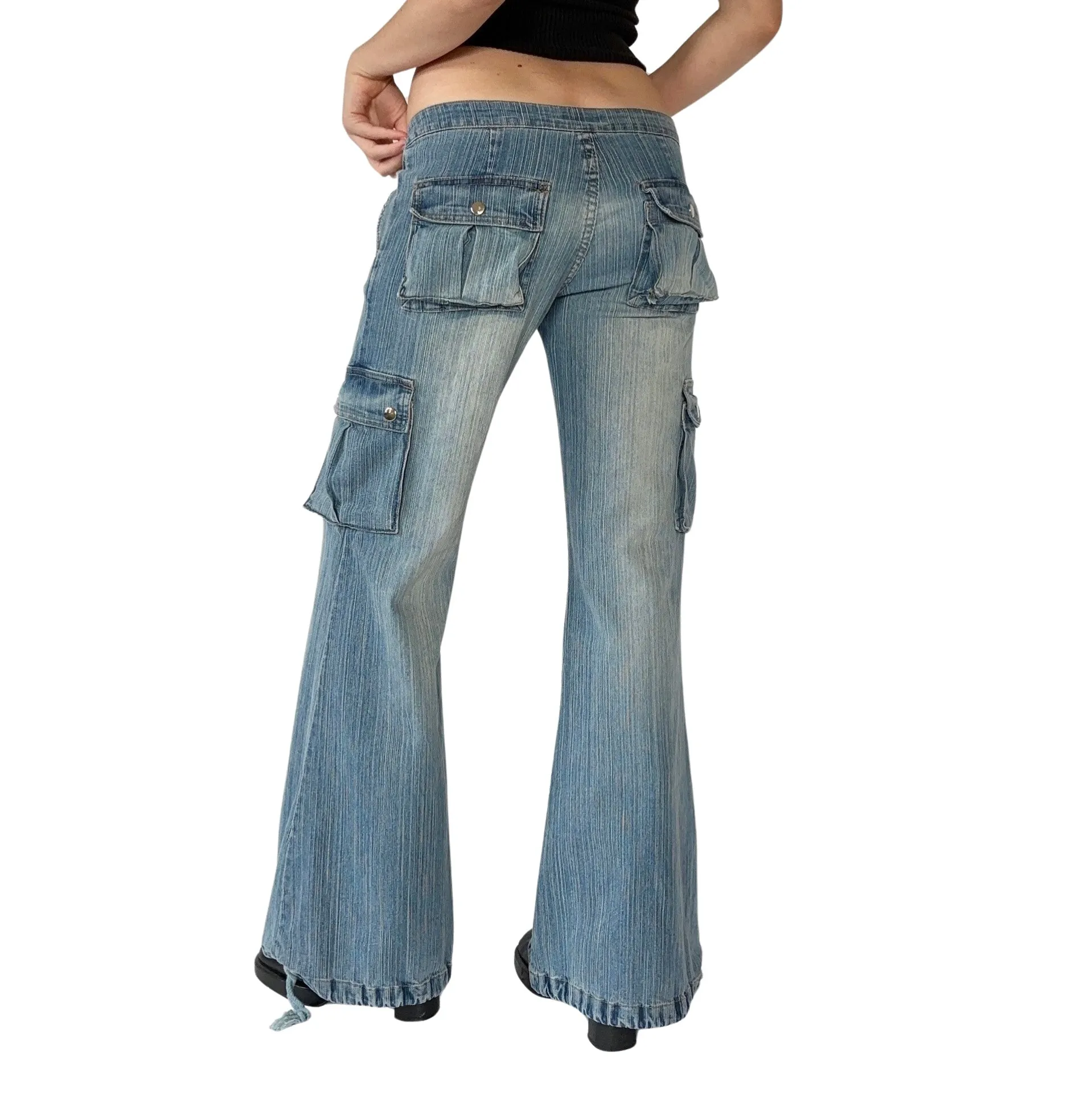 Y2K Mystic Cargo Jeans (M)